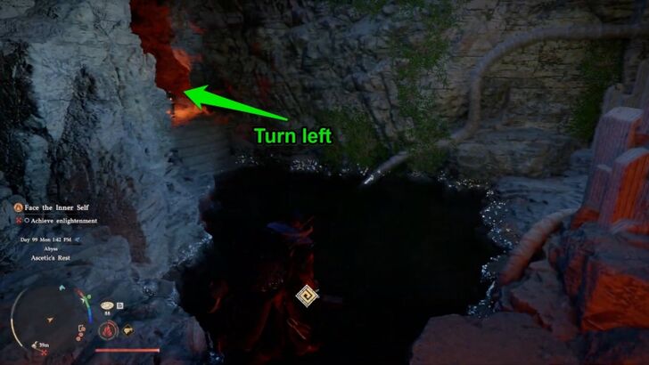 Kliff by the Flooded Cave