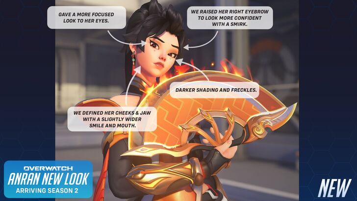 Overwatch Anran Design Changes
