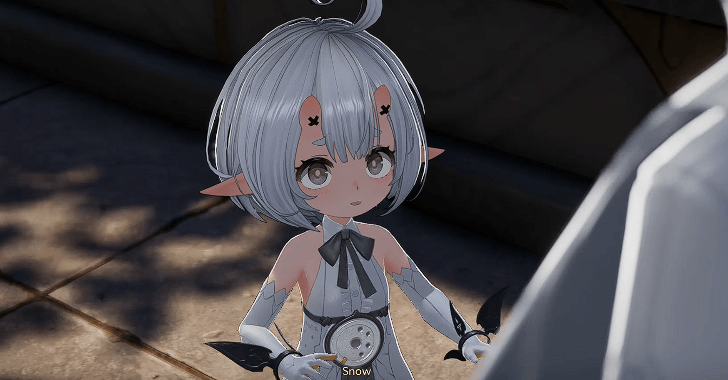 Talk to Snow Under a Tree