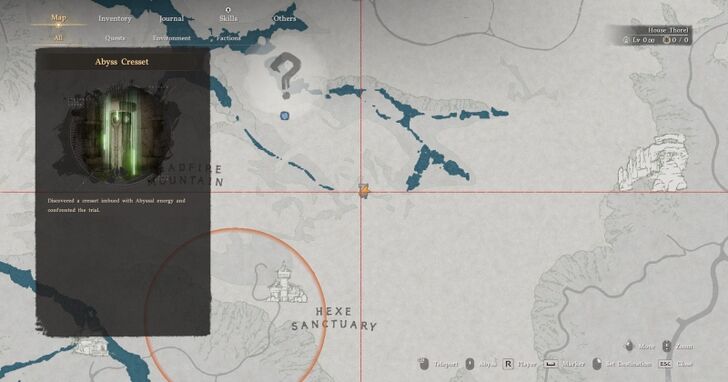 Fuming Lands Ruins Map