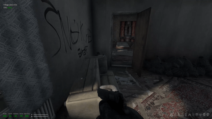 Exploring a Ruined House
