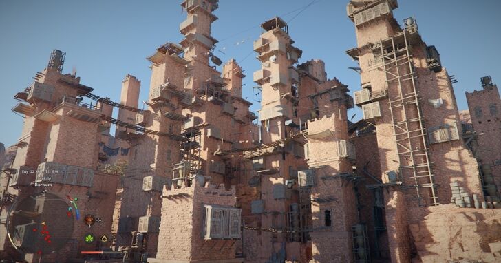 Maze of Burhum Overworld Location