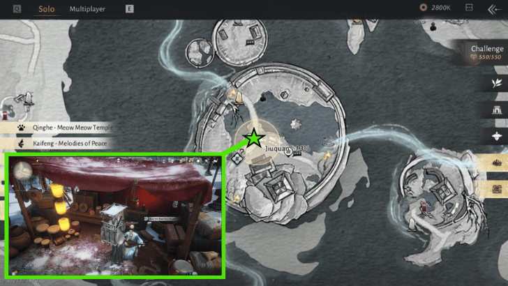 A Fated Goodbye Map Location