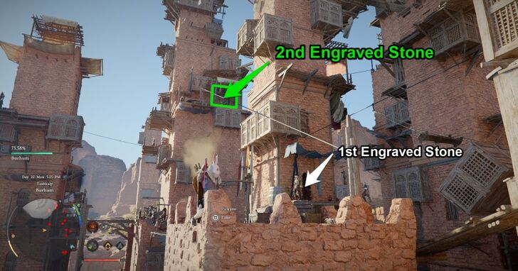 Kliff Overlooking Engrave Stone 2 Location