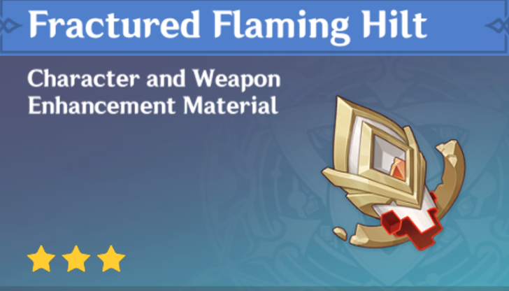 Genshin Impact - How to Get Fractured Flaming Hilt and Effects