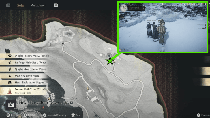 What the Casket Holds Map Location