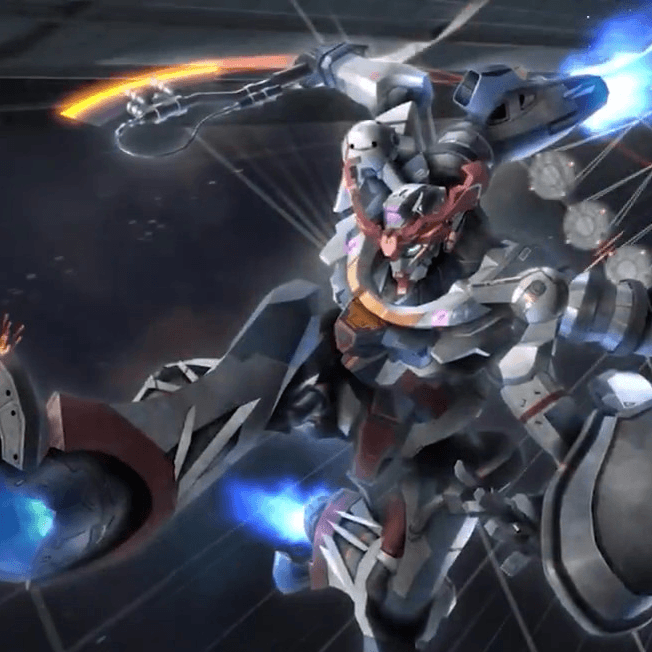 Mobile Suit Gundam U.C. Engage - GQuuuuuuX (Omega Psycommu Activated) (Green) Icon