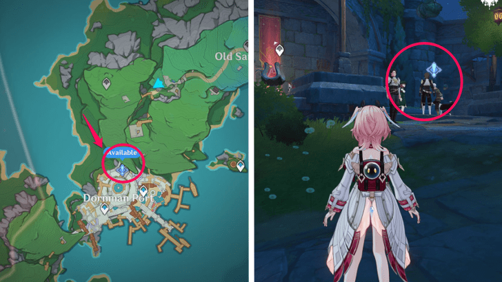 The Wind Has Ceased World Quest Location