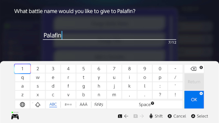 Select Change Battle Name