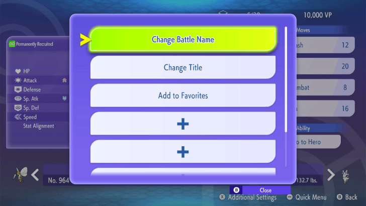 Open Additional Settings