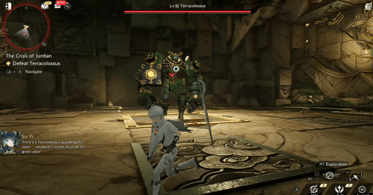 Defeat Terracolossus