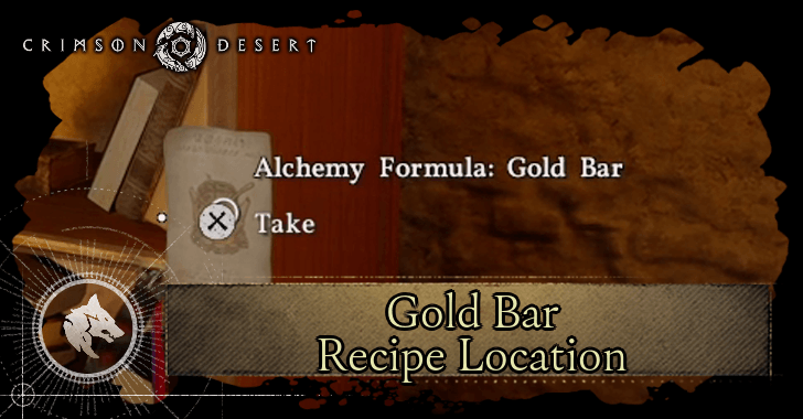 Gold Bar Recipe Location