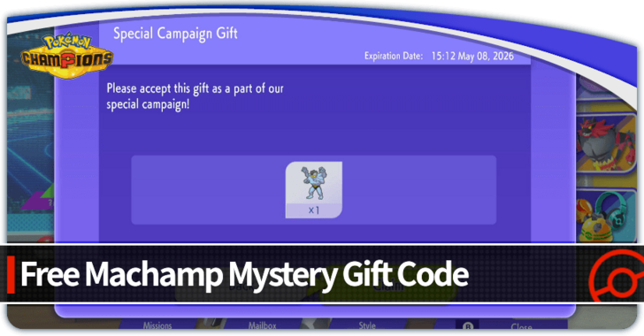 Free Machamp Mystery Gift Code