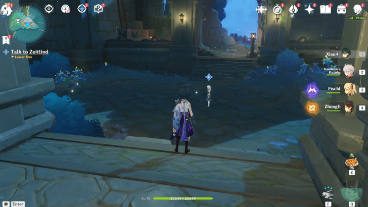 Genshin - Talk to Zeitlind