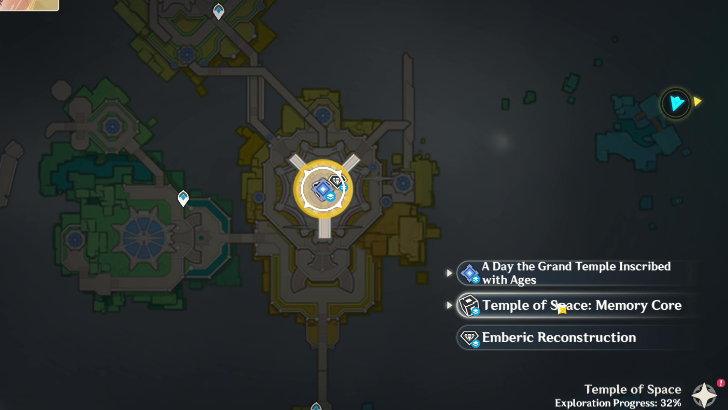 Genshin - Go to the Center of the Pillar Hall