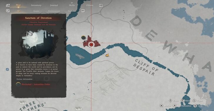 Sanctum of Devotion Map