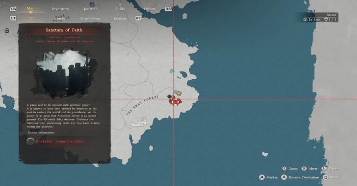 Sanctum of Faith Map