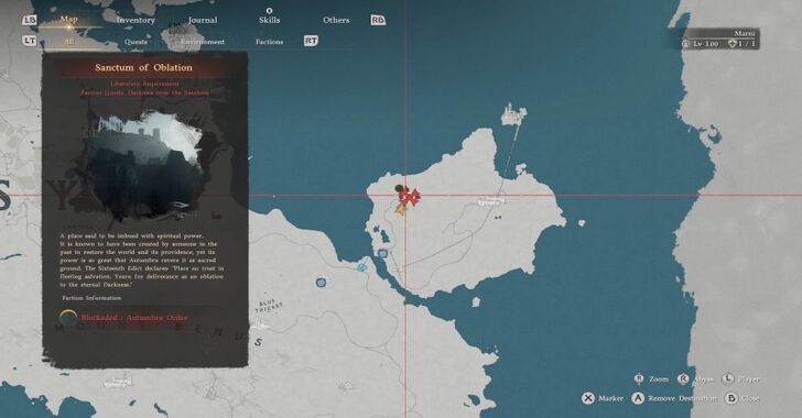 Sanctum of Oblation Map