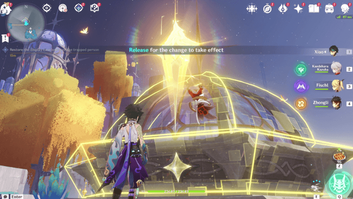 Genshin - Restore the Display Case and Free the Trapped Person