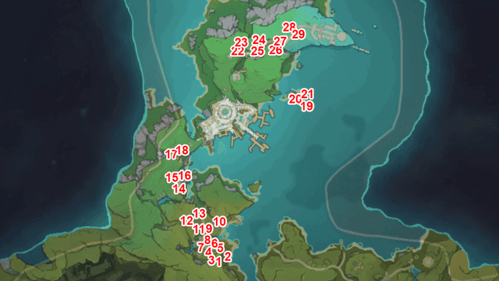 Genshin - Mondstadt Local Specialty - Etherwing Moth Locations