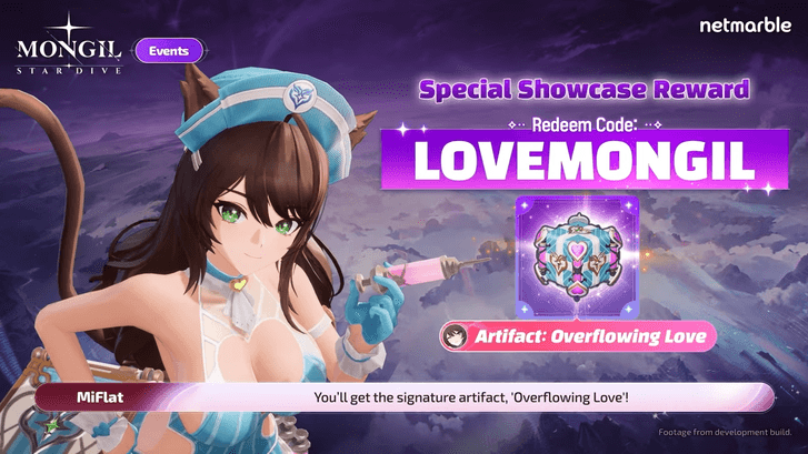 Mongil First Dive Show Redeem Code