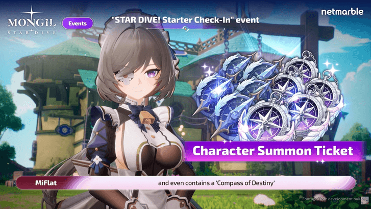 Mongil Star Dive Log In Bonus