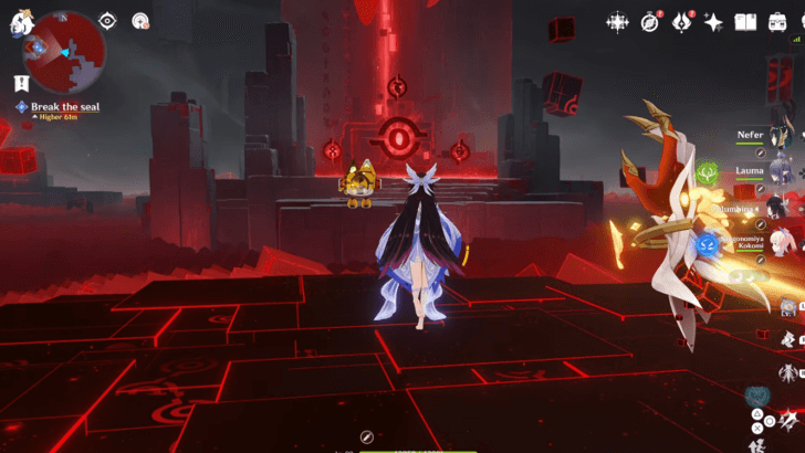 taking the three Deathmuse Shards to the seal