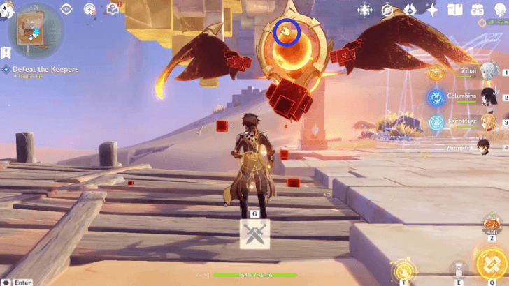 Genshin - Defeat the Keepers