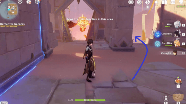 Genshin -  Rescue Survivor(s) at the Desert Pavilion 4