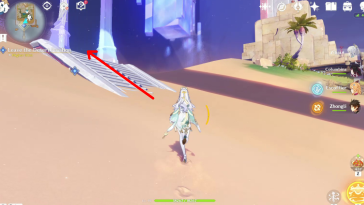 Genshin - Leave the Desert Pavilion for Real