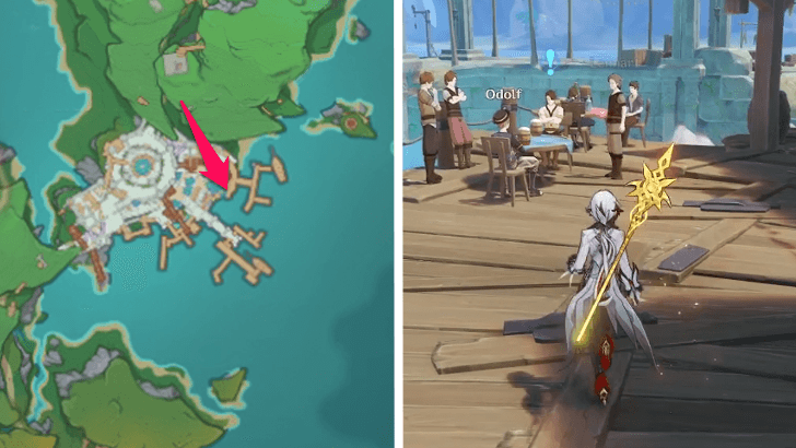 Genshin Impact - Winds Beneath the Tower of Silence Quest Location