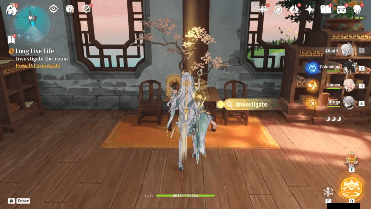 Genshin - Investigate the Room