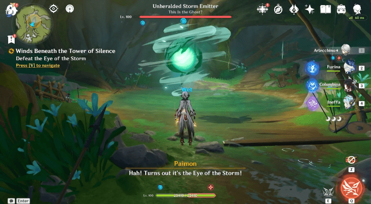 Genshin Impact - Defeat the Eye of the Storm