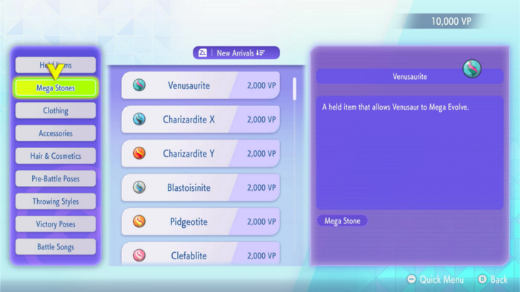 Pokemon Champions - Mega Stones