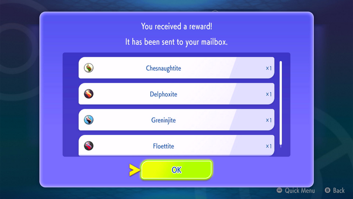 Screenshot Pokemon Champions - Mega Stones