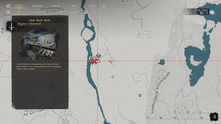 Grey Rock Dock Location