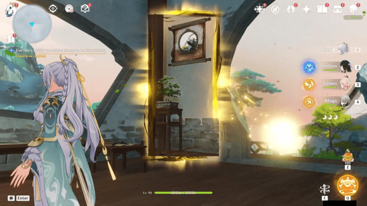 Genshin - Left Hanging Scroll