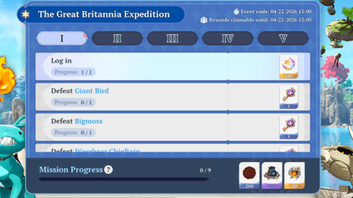The Great Britannia Expedition Event