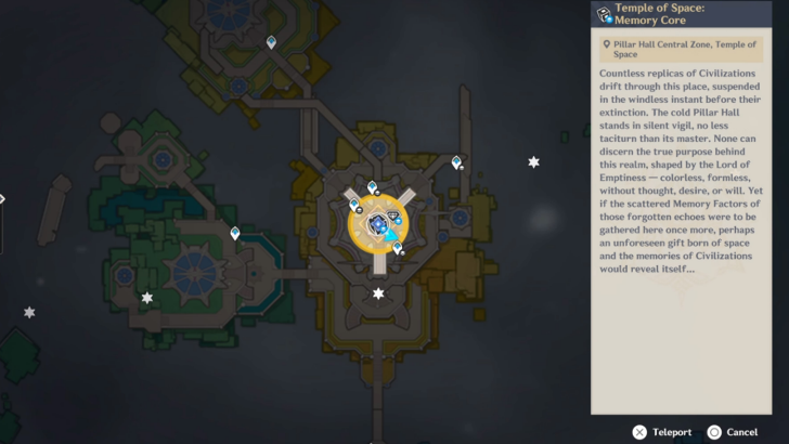 Memory Core fast travel point