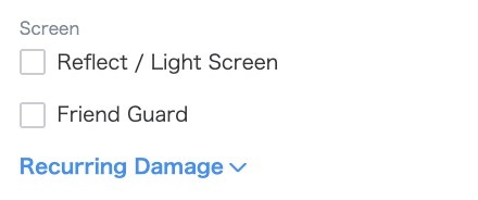 Pokemon Champions Damage Calculator 5 Screen and Recurring Damage