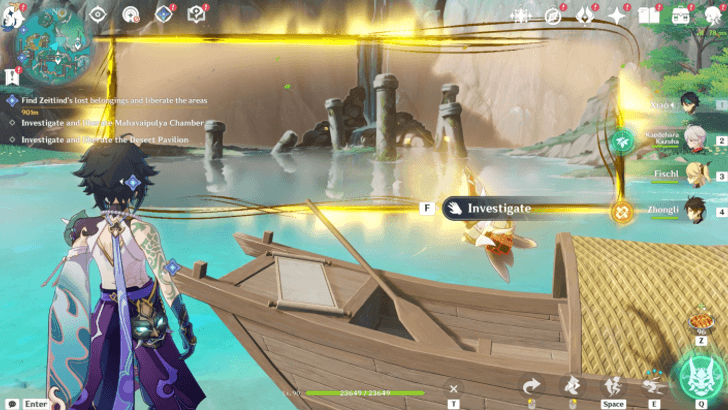 Genshin - Submerged Dragon, Soaring Phoenix Restore Painting