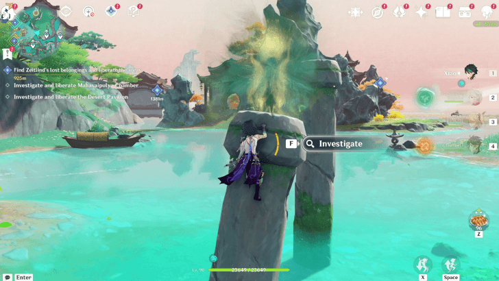 Genshin - Submerged Dragon, Soaring Phoenix Talk to the Jumping Ink Man