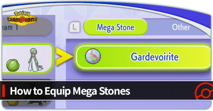 Pokemon Champions - How to Equip Mega Stones