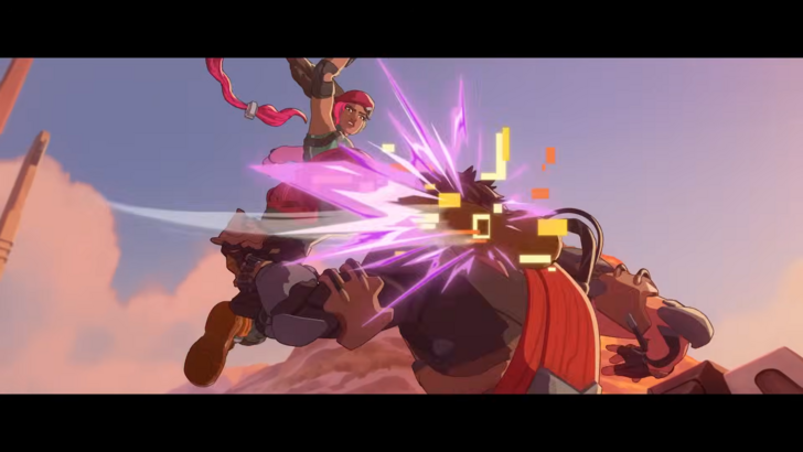 Sierra kicking Emre in the face