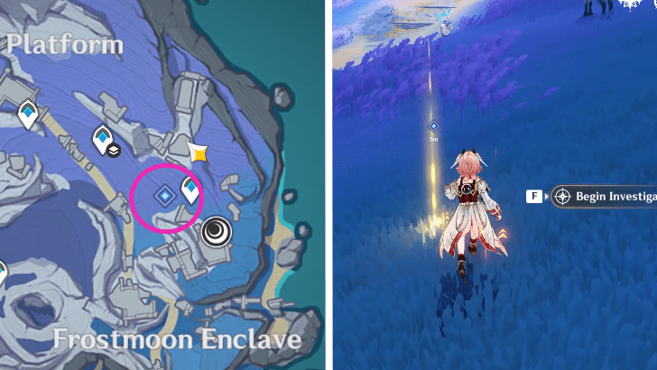 Head to Frostmoon Enclave