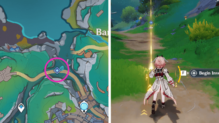 Head North of Nasha Town