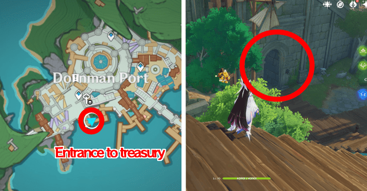 Noblesse Secret Treasury location