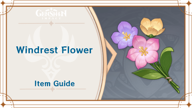 Genshin - Windrest Flower Top Banner