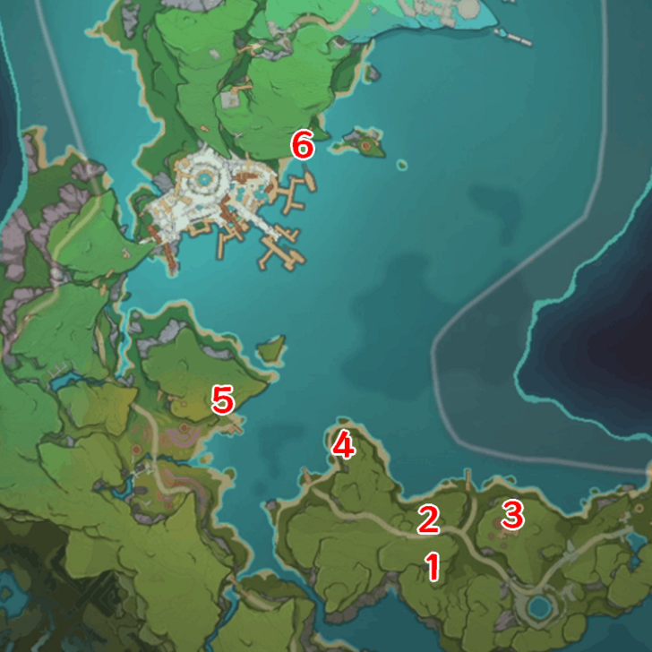 Dornman Port Remarkable Chest Map
