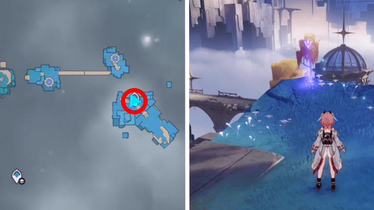 Genshin - Hall of a Thousand Pillars Viewpoint Location